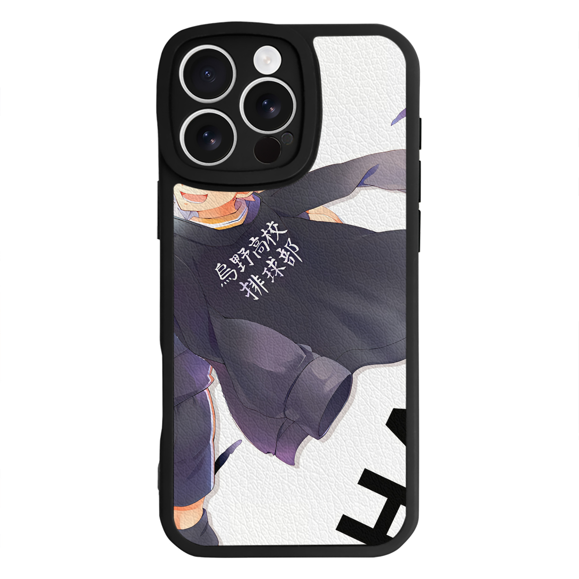 （画像用） ハイキュー!! Haikyu!! 【iPhone 16シリーズ対応】シリコンスマホケース（レザー調） 材質：シリコン